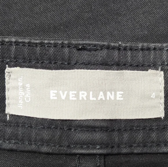 Everlane Utility Wide Leg Pants Black Size 4 - Picture 9 of 11